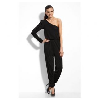 Maggy London One Shoulder Jersey Jumpsuit  Retail Price $150