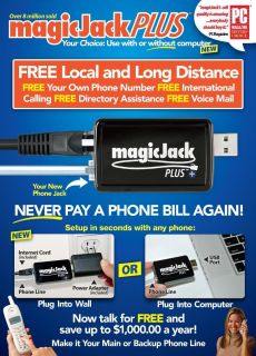 Magicjack Plus Factory SEALED Brand New