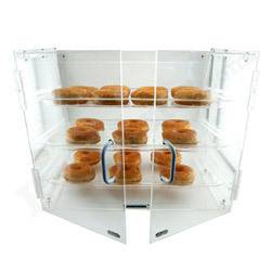 Bakery Pastry Donut Display Case 3 Shelves Cabinet