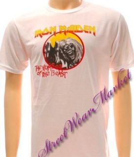 Iron Maiden Rock The Trooper Heavy Metal Punk Alternative T shirt Sz