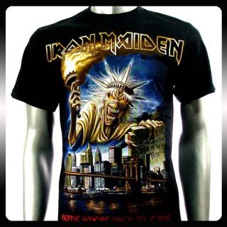 Iron Maiden Heavy Metal Rock Punk T Shirt Sz M Biker Rider IR2