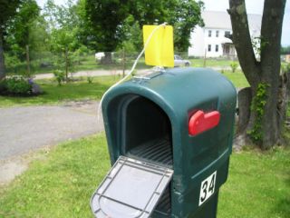 Yellow pop Up Flag FOR Mailmaster or similar mailbox. Mailbox NOT