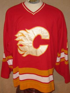 Authentic Game Worn Al MacInnis Calgary Flames Hockey Jersey HOF