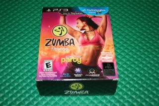 NEW Majesco Zumba Fitness PS3 PlayStation Move Game Bundle   Belt