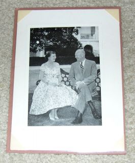 President Dwight Eisenhower with Wife Mamie Photo
