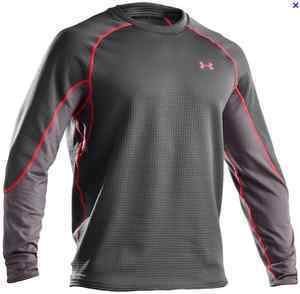 Mens Size Small Under Armour Base Map 2 5 ColdGear Shirt Base Layer