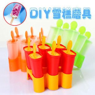 DIY Ice Popsicle Mold Maker Ice Cream Mould Set 6 Cell Tao 0682