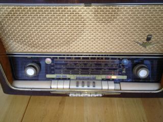 1950′s German Grundig Majestic 5088 SW Tube Radio Works