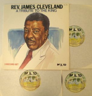 Black Gospel VA Tribute to James Cleveland Malaco 3 LP