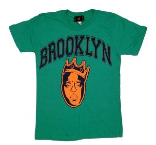 Notorious Big Brooklyn Green Tee Men Size Small