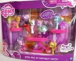 Pony 6 Play Set Friendship Is Magic Royal Ball Canterlot Castle Spike