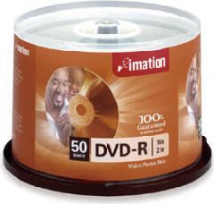 200pk Imation 16x Logo DVD R DVDR Blank Disc Media 4 7GB with Cake Box