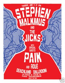 Stephen Malkmus of Pavement Limited Screen Print