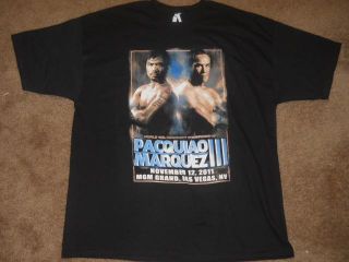 Manny Pacquiao vs Juan Marquez 3 MGM Grand Casino Las Vegas 2011 Shirt
