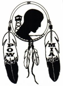 Native American Reproduction Blk pow MIA Mandela Decal
