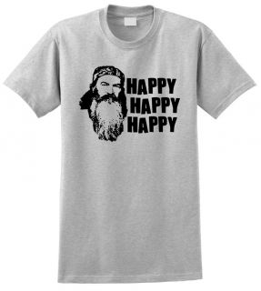 Robertson Happy Happy Happy Hunting T Shirt TV Show Many Color