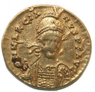 Marcian 450 457 Ad AV Solidus Constantinople Mint D N Marcianvs