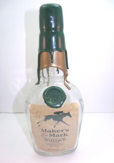 Makers Mark Keeneland 2000 Empty Collectible Bottle Free Coaster