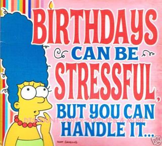 Marge Simpson Birthday Greeting Sound Card