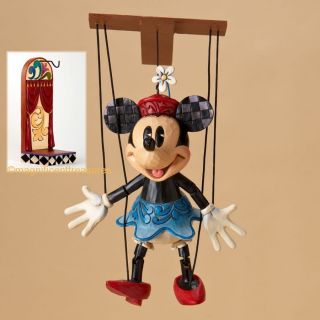 Disney Traditions Minnie Mouse Marionette Figurine Puppet Stand