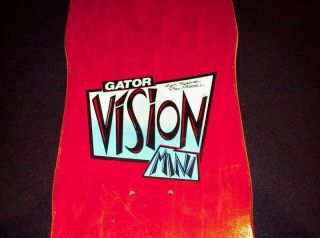 1988 Vision Mark Gator Rogowski MINI rare vintage new skateboard deck