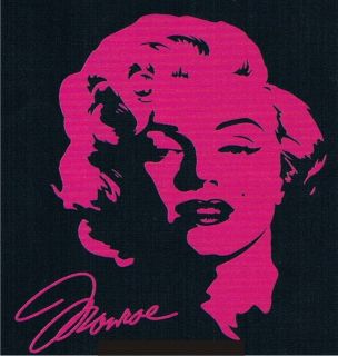 Pink Logo Marilyn Monroe Neon Movie Sexy Retro Classic Actress Celeb T