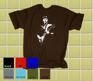 Mark Knopfler Dire Straits Guitar T Shirt All Sizes