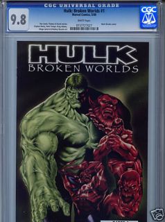 Hulk Broken Worlds 1 Mark Brooks Cover CGC 9 8