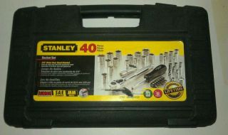 Stanley 40 Piece Socket Set New