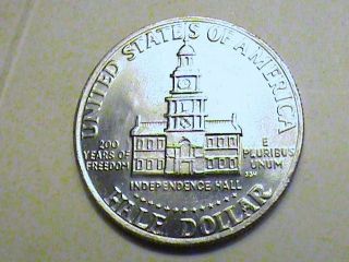 1776 1976 Kennedy Bicentennial Half Dollar Fine No M Mark Uncerculated