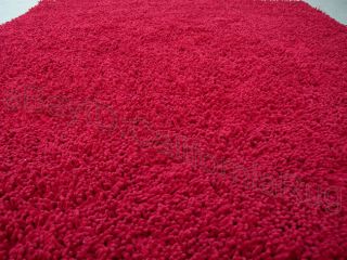 3x5 Area Rug Shaggy SHAG RED Carpet Over 1 inch Thick Fluffy New 39