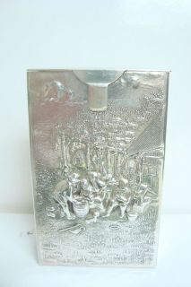 Vintage Spritzer Fuhrmann Silver Plated Cigarette Pack Holder