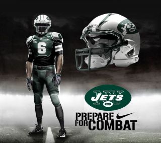 Mark Sanchez New York Jets Game Used Helmet 2012 Season