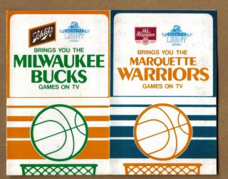 1977 78 NCAA Marquette Warriors Milwaukee BUCKS NBA Basketball