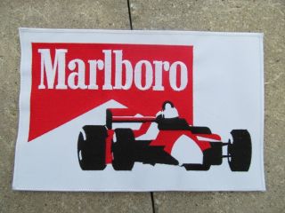 Marlboro Racing Embroidered Patch Large
