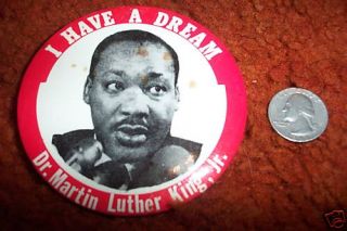 Martin Luther King 60s Original 3 1 2 Pin