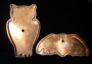 Martha Stewart Copper Cookie Cutter Set Owl Bat Halloween