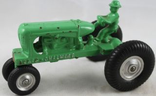 Arcade Cast Iron Toy Allis Chalmers Tractor 6 Long