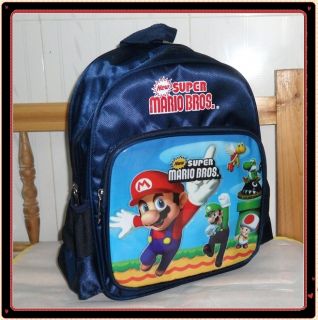 Super Mario Bros Backpack Child School Bag 2