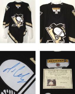Mario Lemieux Autographed Jersey Penguins w Proof