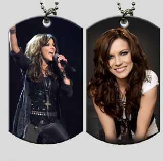 Martina McBride Dog Tag w Beeded Chain Hot