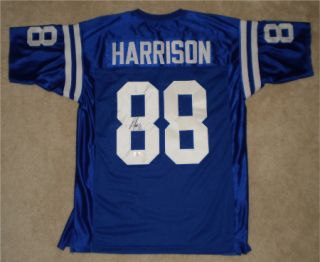 Marvin Harrison Autographed Signed Indianapolis Colts 88 Jersey COA