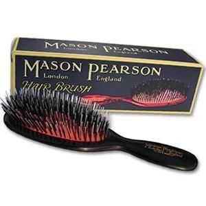 Mason Pearson Pocket Size Bristle Nylon DK RUBY Hairbrush BN4 Free