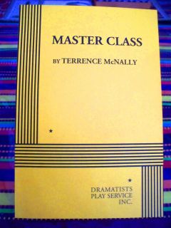 Master Class A Play by Terrence McNally