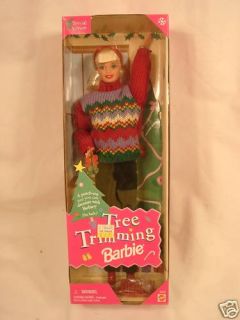 New Mattel Barbie Doll Tree Trimming Barbie 22967