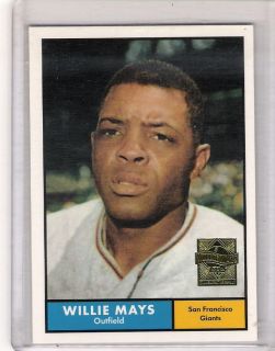 Willie Mays 1996 Topps 1961 Reprint s F Giants