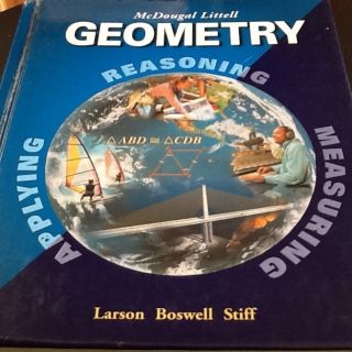 McDougal Littell Geometry by Ron Larson (2004, Hardcover, Large Type