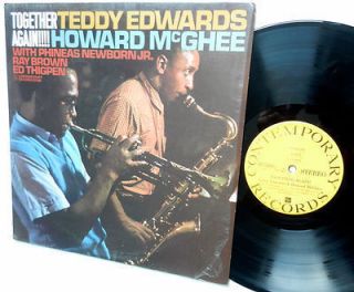 Teddy Edwards Howard McGhee Together Again Stereo Contemporary S7588