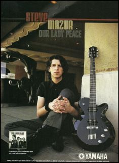 OUR LADY PEACE 2003 GRAVITY STEVE MAZUR FOR YAMAHA AES820 GUITARS 8X11