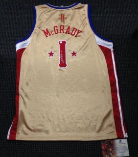 Tracy McGrady Signed Autograph Houston Rockets All Star Jersey 1 GAI